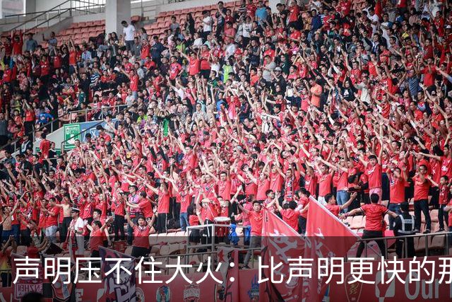 声明压不住大火：比声明更快的那团火，烧出了什么