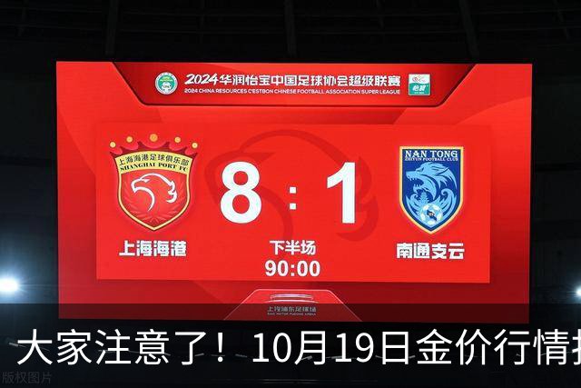 大家注意了！10月19日金价行情拐点已清晰，明后两天或更大变动？