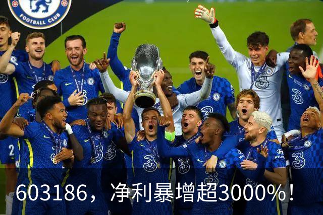 603186，净利暴增超3000%！